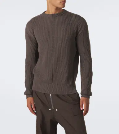 Rick Owens Ribbed-knit virgin wool sweater | Thumbnail 3