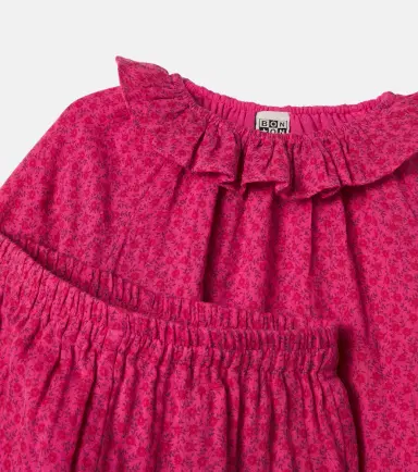 Bonton Papita floral cotton top and pants set | Thumbnail 2