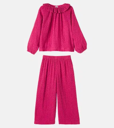 Bonton Papita floral cotton top and pants set | Thumbnail 4