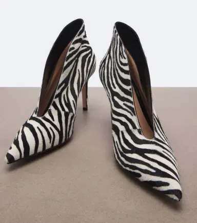 Gianvito Rossi Vania zebra-print calf hair pumps | Thumbnail 3 Gianvito Rossi Vania zebra-print calf hair pumps | Thumbnail 3