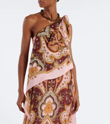 ALÉMAIS Alémais Porter printed one-shoulder maxi dress | Thumbnail 2