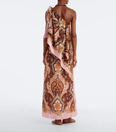 ALÉMAIS Alémais Porter printed one-shoulder maxi dress | Thumbnail 5