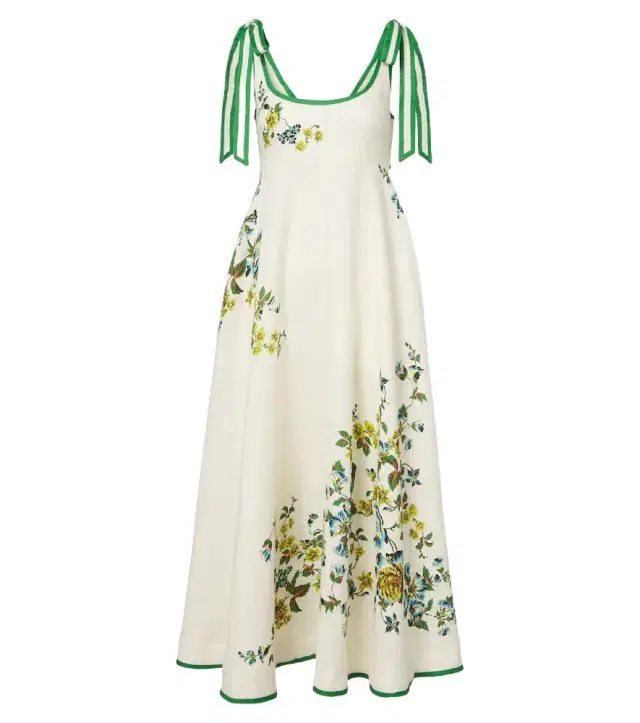 Alemais Alémais Phyllis floral linen maxi dress