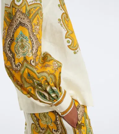 ALÉMAIS Alémais Porter printed linen blouse | Thumbnail 4 ALÉMAIS Alémais Porter printed linen blouse | Thumbnail 4