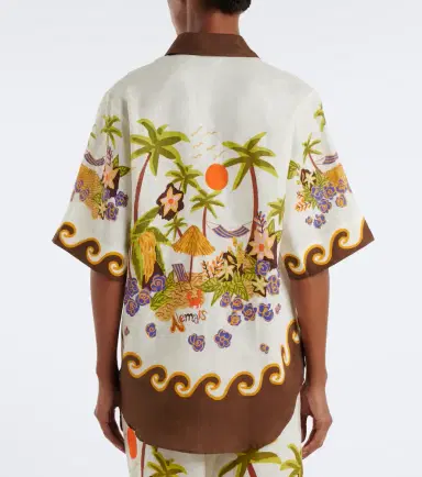 ALÉMAIS Alémais Island Cove linen shirt | Thumbnail 2