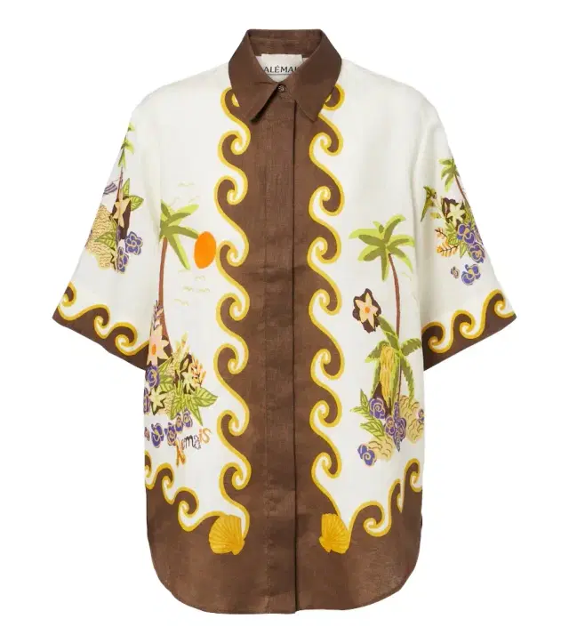 Alemais Alémais Island Cove linen shirt