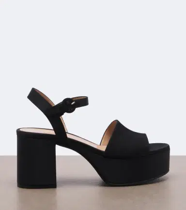 Gianvito Rossi Satin platform sandals | Thumbnail 2 Gianvito Rossi Satin platform sandals | Thumbnail 2
