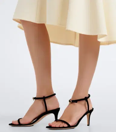 Gianvito Rossi Velvet sandals | Thumbnail 6 Gianvito Rossi Velvet sandals | Thumbnail 6