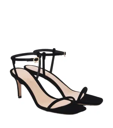 Gianvito Rossi Velvet sandals | Thumbnail 1 Gianvito Rossi Velvet sandals | Thumbnail 1