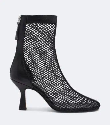 Souliers Martinez Fira leather-trimmed mesh ankle boots | Thumbnail 4 Souliers Martinez Fira leather-trimmed mesh ankle boots | Thumbnail 4