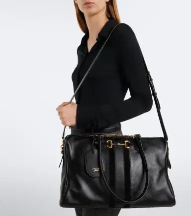 Gucci Borsetto Large leather bowling bag | Thumbnail 7
