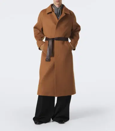 Saint Laurent Belted wool coat | Thumbnail 6 Saint Laurent Belted wool coat | Thumbnail 6