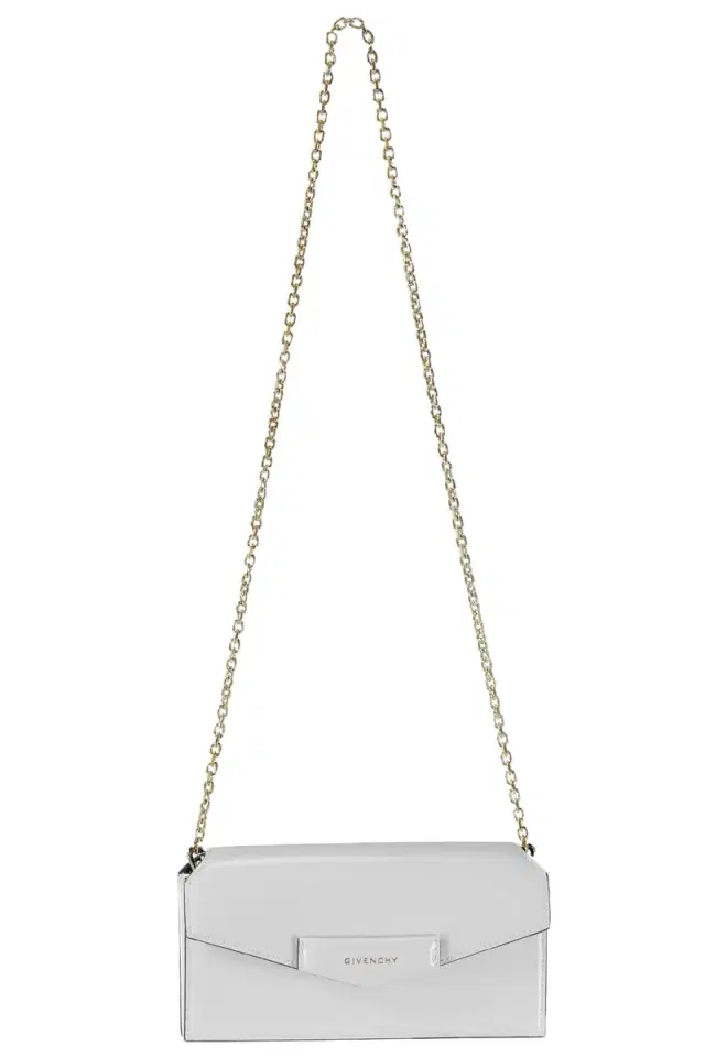 Givenchy Antigona Chain Wallet - Ivory