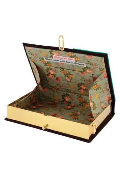 Olympia Le-Tan Espresso Martini Strapped Book Clutch Bag | Thumbnail 2