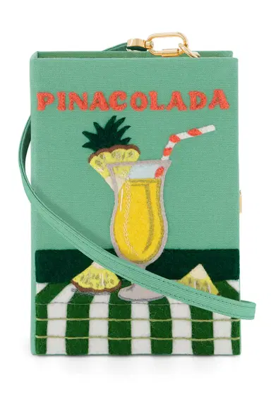 Olympia Le-Tan Pina Colada Strapped Book Clutch Bag | Thumbnail 1