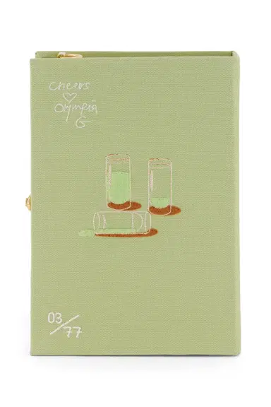Olympia Le-Tan Tequila Shots Strapped Book Clutch Bag | Thumbnail 4