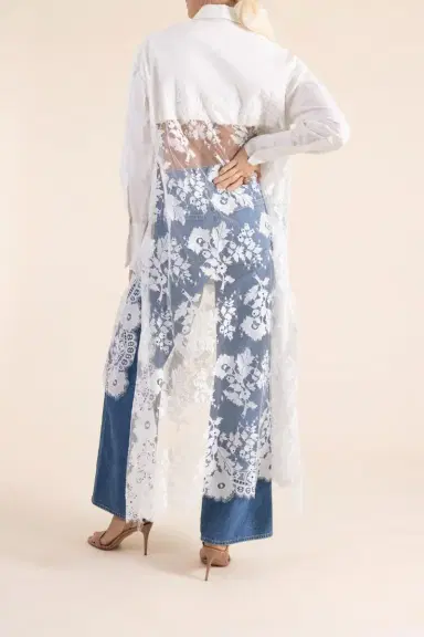 Zimmermann Valiant Lace Shirt | Thumbnail 4