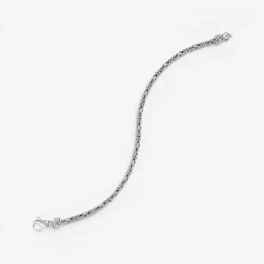 JAI JAI Sterling Silver Byzantine Men's Bracelet JJH1034MB - L by The Solist | Thumbnail 2 JAI JAI Sterling Silver Byzantine Men's Bracelet JJH1034MB - L by The Solist | Thumbnail 2
