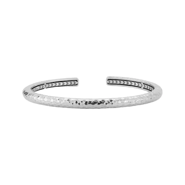 JAI JAI Sterling Silver Textured Men's Cuff Bracelet JJH3030MB - L by The Solist