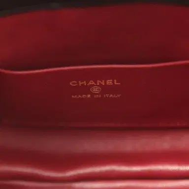 Chanel Chanel CC Drawstring Clutch with Leather Strap Black Lambskin Gold Hardware | Thumbnail 10