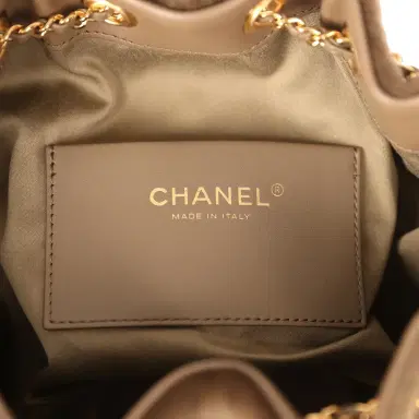 Chanel Chanel Mini 25 Hobo Bag Dark Khaki Pony Hair Gold Hardware | Thumbnail 9
