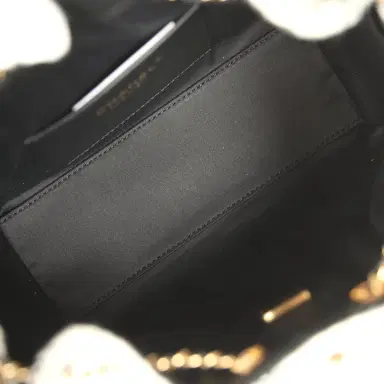 Chanel Chanel Mini 25 Hobo Bag White, Black Tweed Gold Hardware | Thumbnail 8 Chanel Chanel Mini 25 Hobo Bag White, Black Tweed Gold Hardware | Thumbnail 8