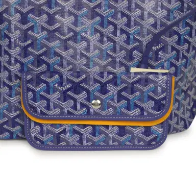 goyard Goyard Goyardine Blueberry Purple Saint Louis PM Tote Palladium Hardware | Thumbnail 8 goyard Goyard Goyardine Blueberry Purple Saint Louis PM Tote Palladium Hardware | Thumbnail 8