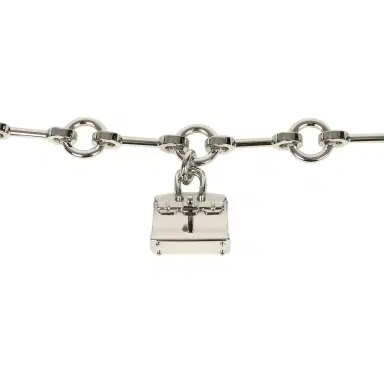HERMÈS Hermes Bijou De Sac Charm Fauve Barenia Palladium Hardware | Thumbnail 4