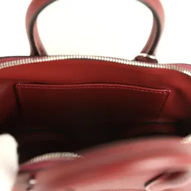 HERMÈS Hermes Bolide On Wheels 1923 Rouge H, Rose Extreme Epsom Palladium Hardware | Thumbnail 11