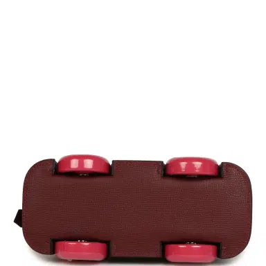 HERMÈS Hermes Bolide On Wheels 1923 Rouge H, Rose Extreme Epsom Palladium Hardware | Thumbnail 6