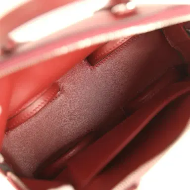 HERMÈS Hermes Bolide On Wheels 1923 Rouge H, Rose Extreme Epsom Palladium Hardware | Thumbnail 9