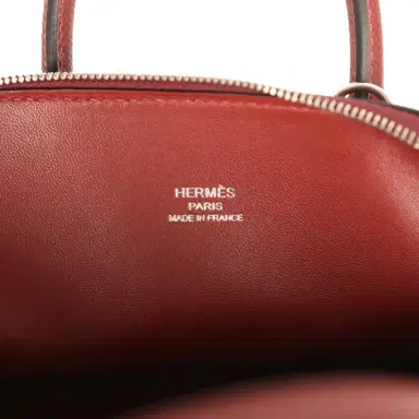 HERMÈS Hermes Bolide On Wheels 1923 Rouge H, Rose Extreme Epsom Palladium Hardware | Thumbnail 10