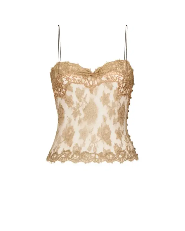 Yves Saint Laurent lace camisole