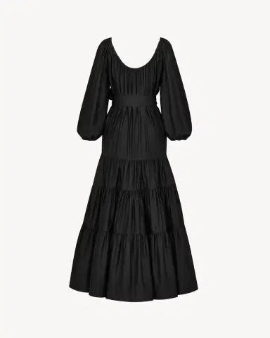 Yves Saint Laurent LONG dress in cotton twill | Thumbnail 3 Yves Saint Laurent LONG dress in cotton twill | Thumbnail 3