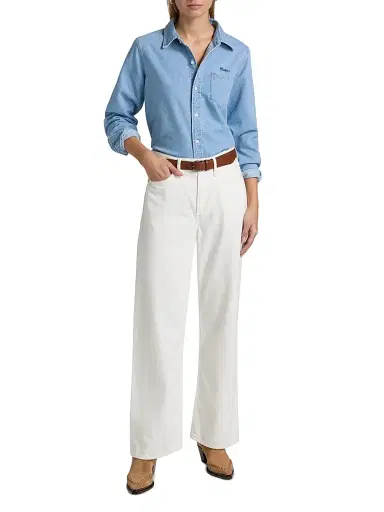 Mother Women's The Honor Roll Denim Shirt | Thumbnail 2 Mother Women's The Honor Roll Denim Shirt | Thumbnail 2
