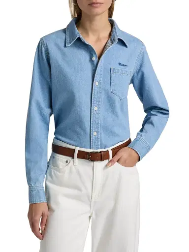 Mother Women's The Honor Roll Denim Shirt | Thumbnail 3 Mother Women's The Honor Roll Denim Shirt | Thumbnail 3