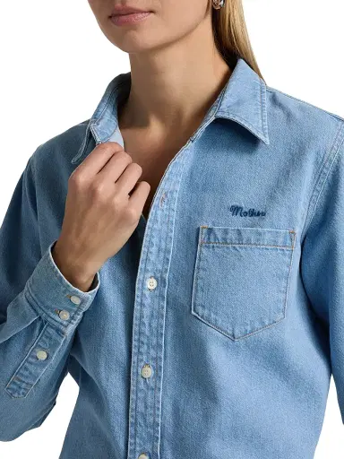 Mother Women's The Honor Roll Denim Shirt | Thumbnail 6 Mother Women's The Honor Roll Denim Shirt | Thumbnail 6