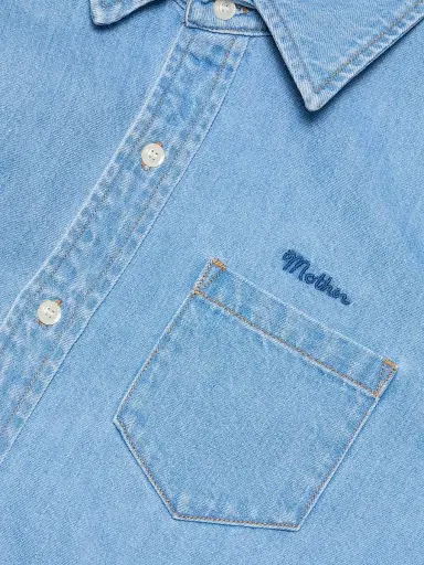Mother Women's The Honor Roll Denim Shirt | Thumbnail 7 Mother Women's The Honor Roll Denim Shirt | Thumbnail 7