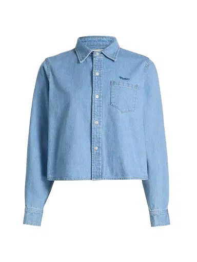 Mother Women's The Honor Roll Denim Shirt | Thumbnail 1 Mother Women's The Honor Roll Denim Shirt | Thumbnail 1