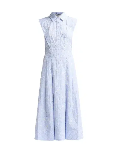 Simkhai Women's Neri Embroidered Cotton Midi Dress | Thumbnail 1 Simkhai Women's Neri Embroidered Cotton Midi Dress | Thumbnail 1