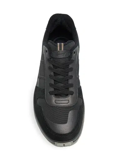 Brioni Men's Mixed-Media Low-Top Sneakers - Black | Thumbnail 5 Brioni Men's Mixed-Media Low-Top Sneakers - Black | Thumbnail 5