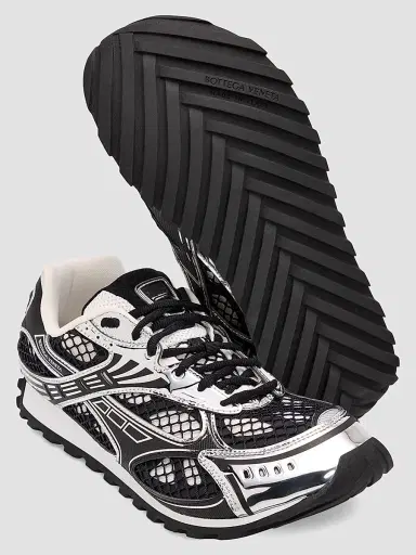 Bottega Veneta Men's Orbit Low-Top Sneakers - Black - Size 9 | Thumbnail 5