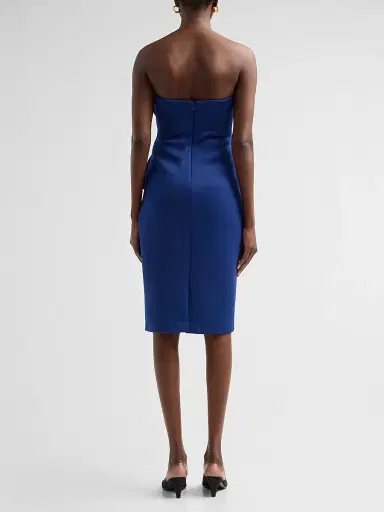 BADGLEY MISCHKA Women's Sculpted Bow Cocktail Dress | Thumbnail 3