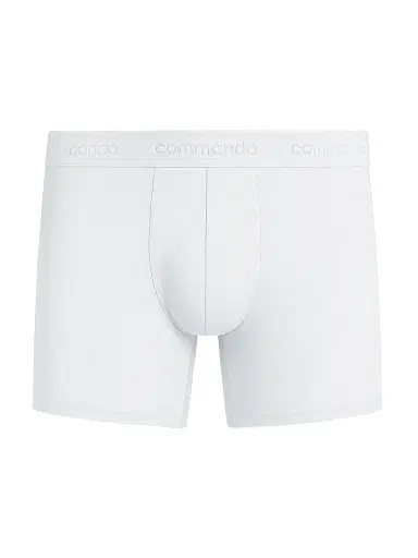 Commando Men's Micro Modal Modern-Fit Boxer Brief - White | Thumbnail 1 Commando Men's Micro Modal Modern-Fit Boxer Brief - White | Thumbnail 1