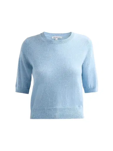 Veronica Beard Women's Shana Cashmere Sweater - Pale Blue River Melange - Size XL | Thumbnail 1