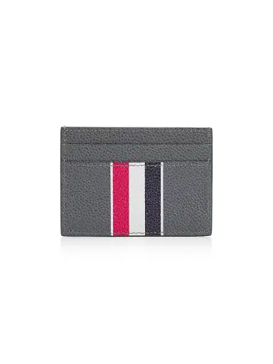 Thom Browne Men's Double-Sided Tricolor-Striped Leather Card Case | Thumbnail 2 Thom Browne Men's Double-Sided Tricolor-Striped Leather Card Case | Thumbnail 2