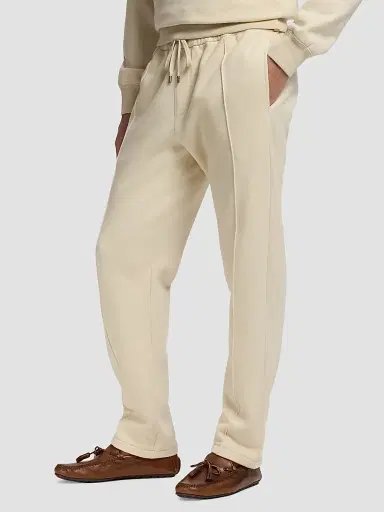 Ralph Lauren Purple Label Men's Silk-Blend Drawstring Joggers - Limestone | Thumbnail 7 Ralph Lauren Purple Label Men's Silk-Blend Drawstring Joggers - Limestone | Thumbnail 7