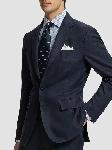 Ralph Lauren Purple Label Men's Race Car Silk Tie - Navy | Thumbnail 3