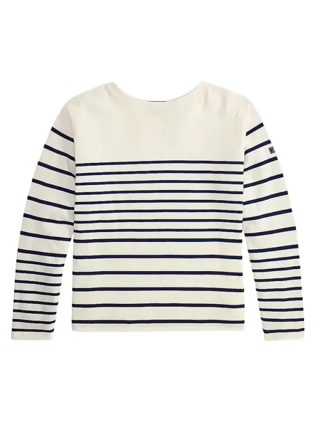 Polo Ralph Lauren Men's Relaxed-Fit Striped Jersey Sweatshirt - Newport Navy White