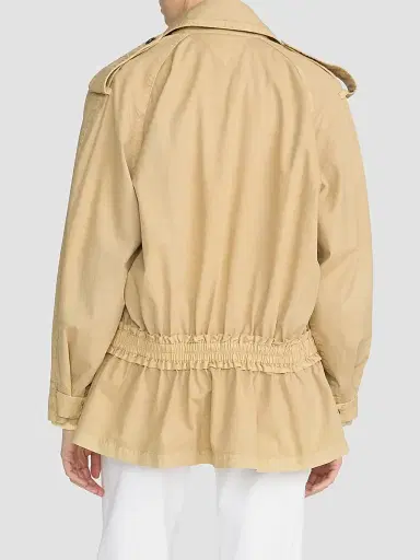 Frame Women's X Sotheby's Cotton Short Trench Coat | Thumbnail 3 Frame Women's X Sotheby's Cotton Short Trench Coat | Thumbnail 3